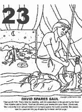 david and saul bible coloring pages - photo #28