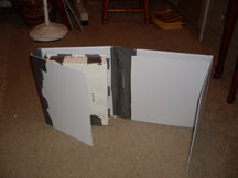 book prototype folded