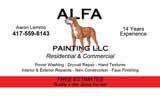 ALFA Painting business card