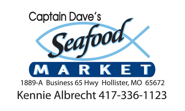 Captain Dave's Seafood Market business card