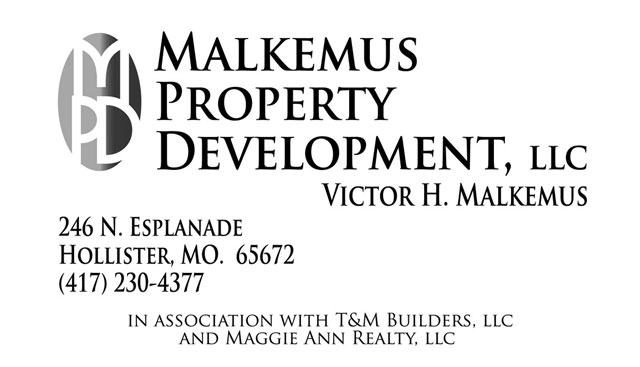 Malkemus Property Development business card