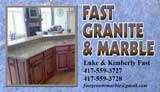 Fast Granite business card