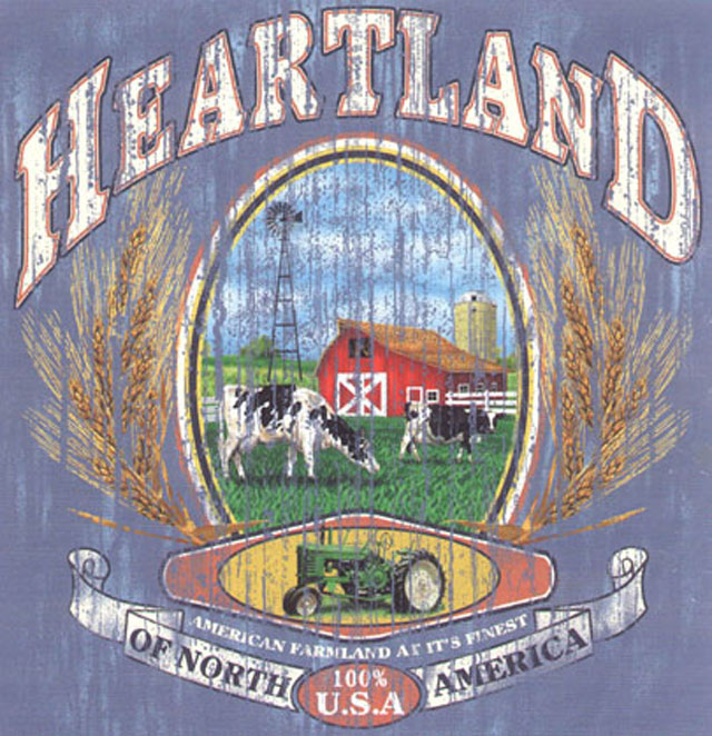 Heartland Distressed Tee Shirt