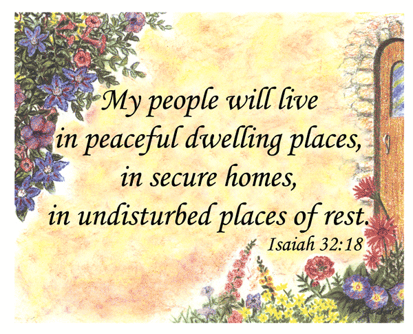 Pastel Wall Decoration with Scripture